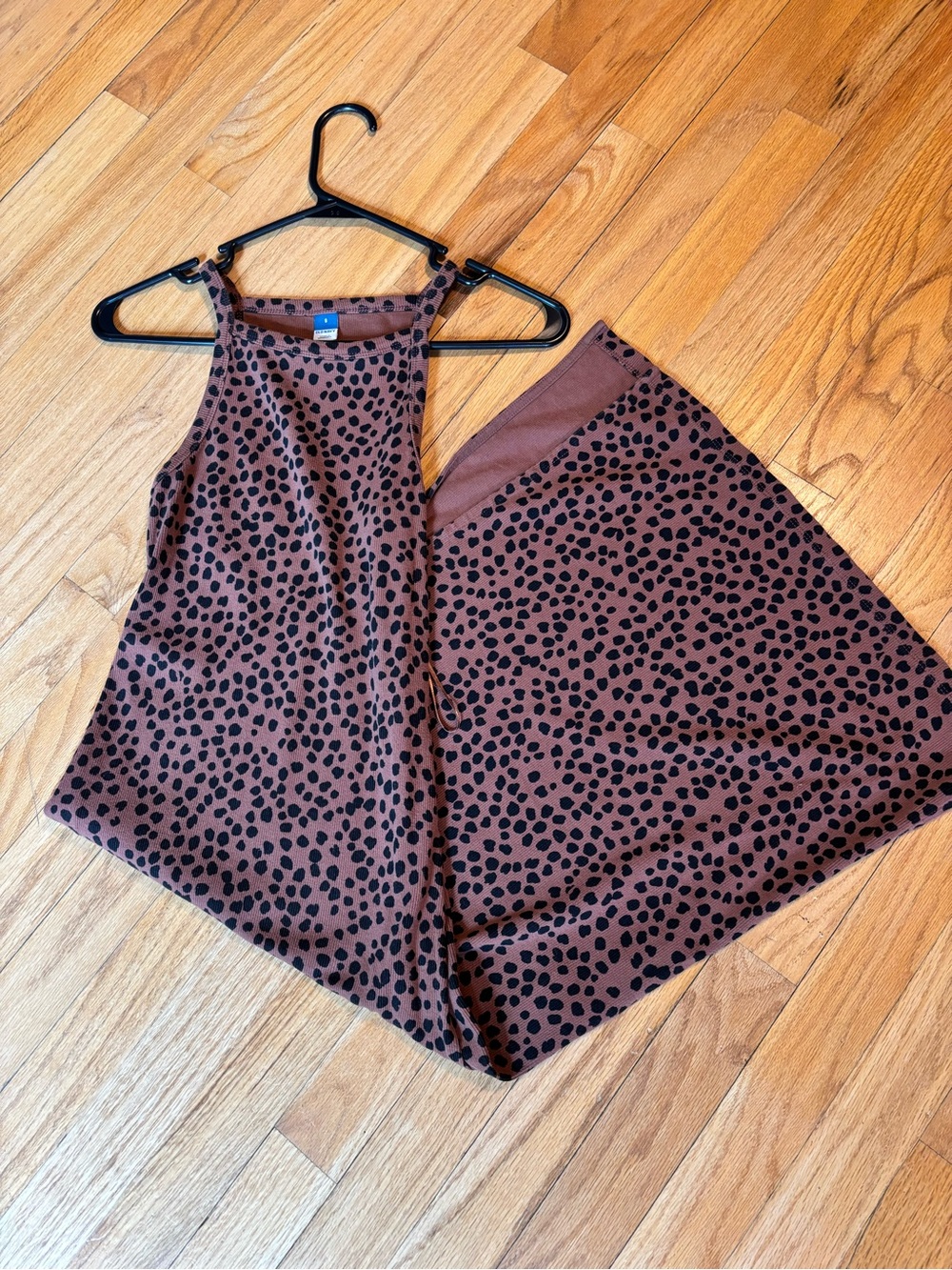 Old Navy Leopard Print Tank midi Dress Size Small